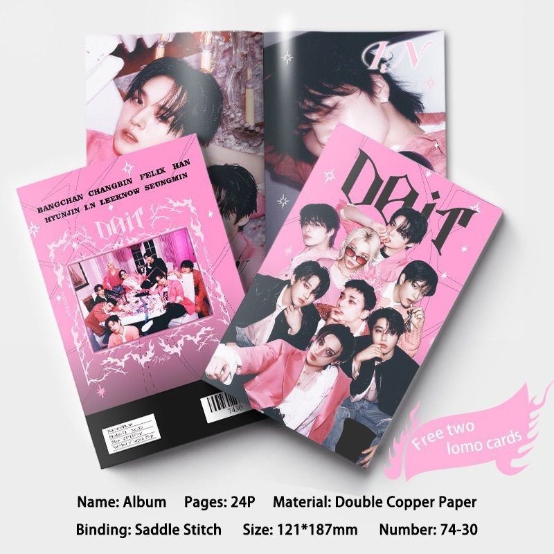 24p Dưới Ảnh straykids KATSEYE GIDLE Bộ Sưu Tập Album Ảnh Ngôi Sao Album Ảnh Bao Gồm Thẻ Quà Tặng120