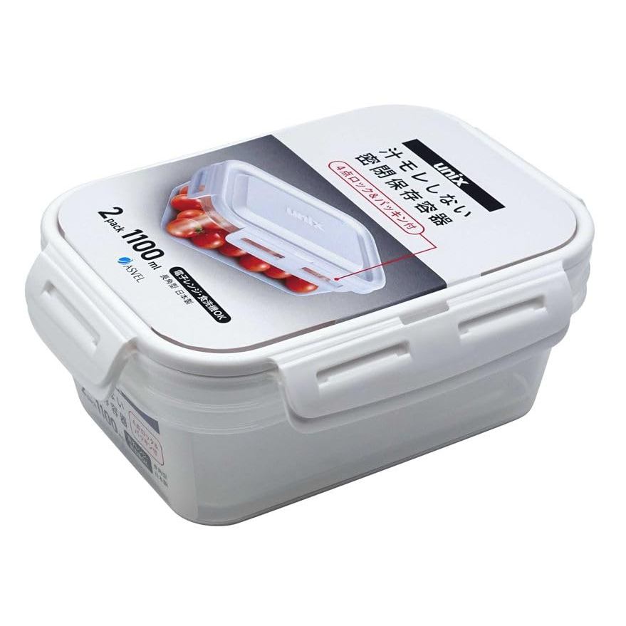 Asvel Tight Lock Long Rectangular Food Storage ContainerㅤDirect From Japan
