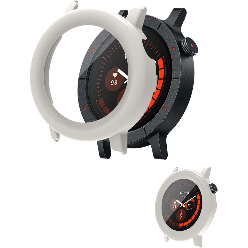 Ốp lưng cho CMF Watch 3 Pro, Vỏ bảo vệ Đồng hồ thông minh, Phim kính cường lực 9H tích hợp, PC cứng,