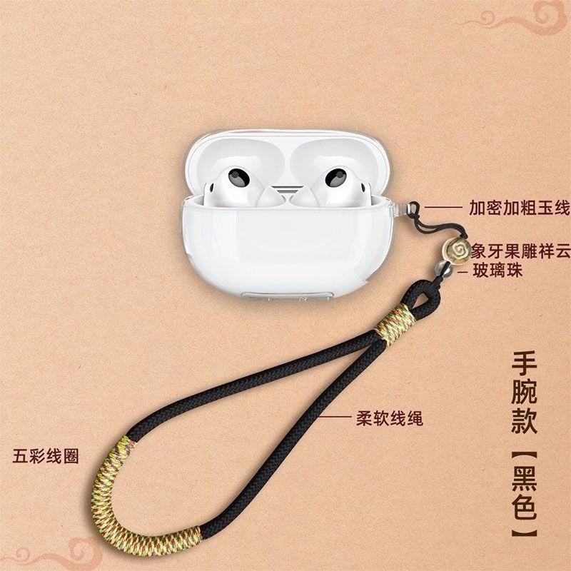 Ốp lưng cho Huawei FreeBuds Pro 5, Vỏ tai nghe trong suốt TPU cho FreeBuds Pro5