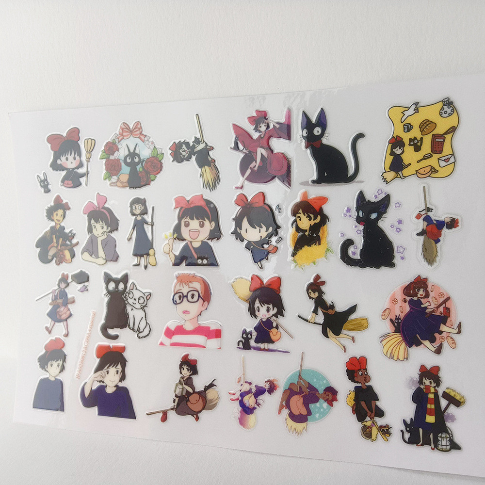 Dịch vụ giao hàng của Kiki Nhãn dán chuyển UV DTF chống nước 3D Decal DIY