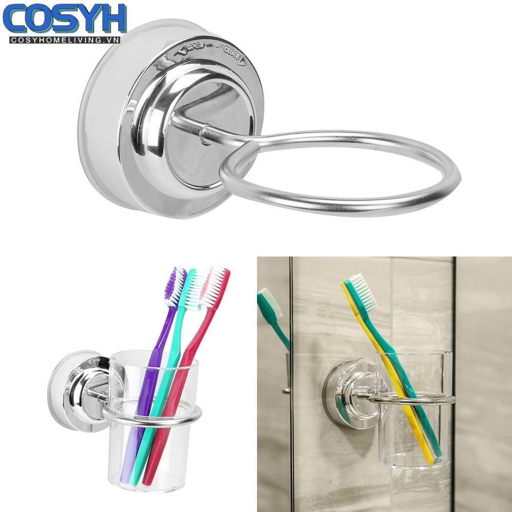 <cosyh>Stainless Steel Toothbrush Holder for Bathroom Organize Your Essentials
