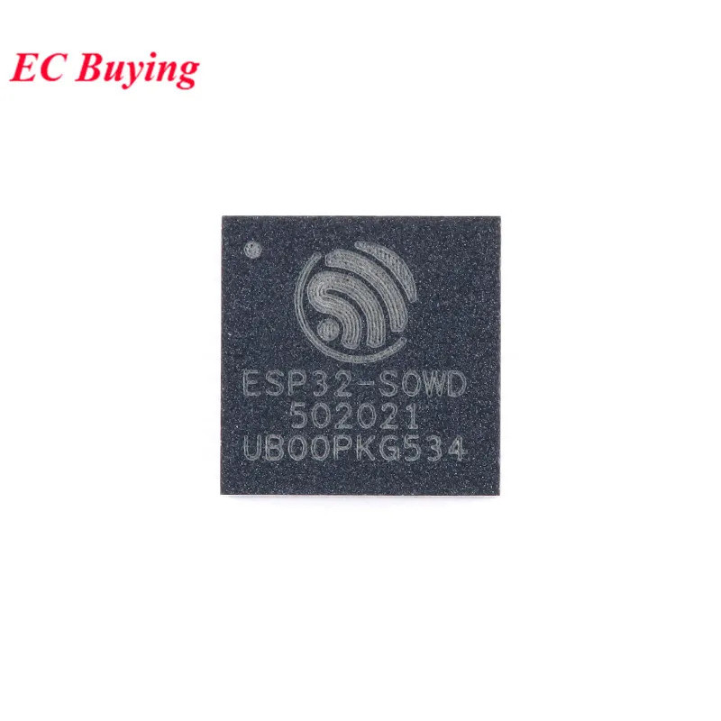 EC buying ESP32-S0WD QFN-48 QFN48 ESP32 WiFi Bluetooth tương thích BLE Chế độ kép 32-bit Bộ điều khi