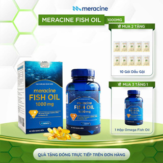  Viên uống dầu cá Omega 369 Alaska lọ 100 viên - Meracine Fish Oil 