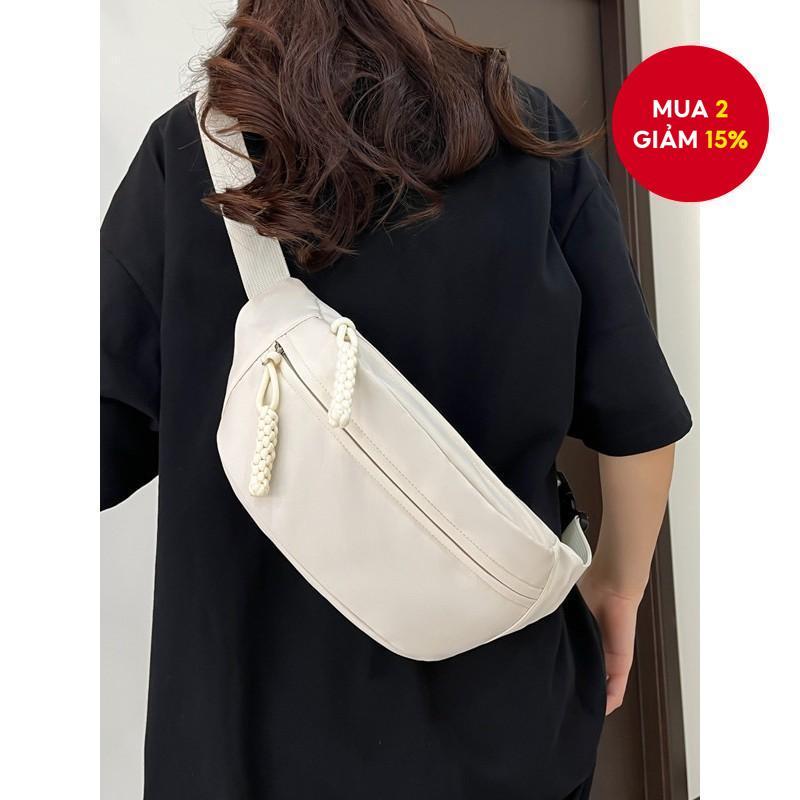 Túi đeo chéo hợp thời trang dành cho nữ Túi vải thắt lưng mùa hè Thể thao thông thường Gói Fanny