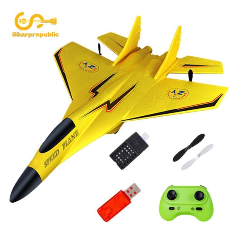 Sharprepublic RC Plane Điều khiển từ xa 2 kênh RC Sẵn sàng RC Glider Cánh cố định cho người mới bắt 