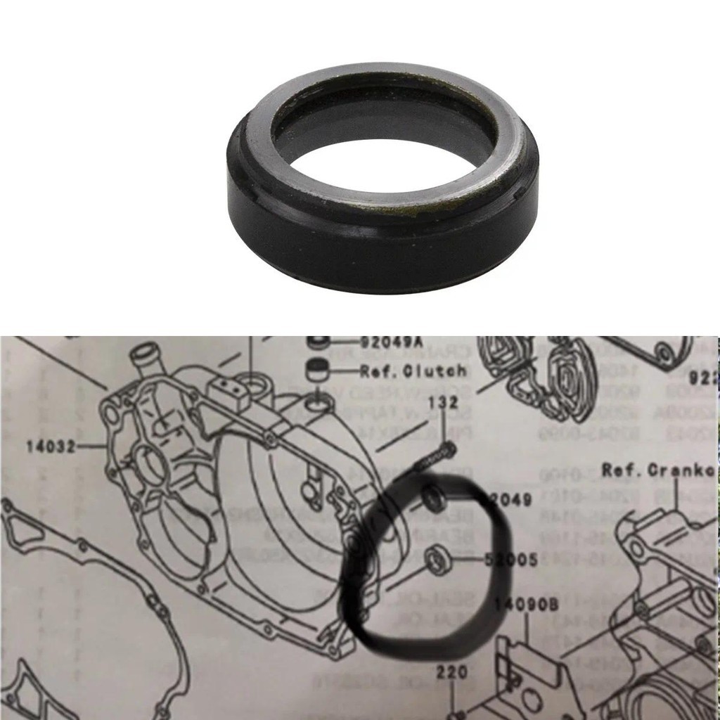 Xe Máy Mức Dầu Xem Tầm Nhìn Kính Cửa Sổ Đồng Hồ Đo Cho Kawasaki ZX150 / NINJA 150RR KIPS KR150 KRZ15