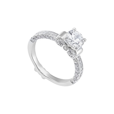 Nhẫn Bạc đính đá PNJSilver Chiếc Nơ XMXMW060280