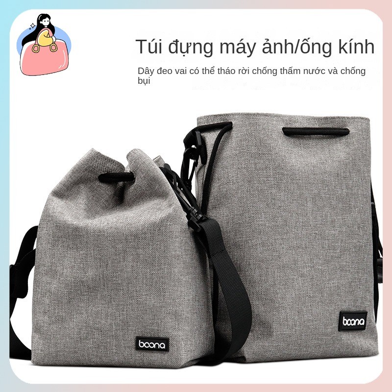 Túi camera thời trang 3 lớp Baoona BN-H006 BN-H007 BN-H008, Túi máy ảnh không thấm nước và bền bỉ