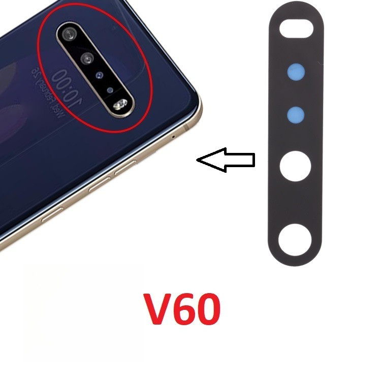 Mặt Kính Camera Sau LG V60 ThinQ 5G / V60 ThinQ 5G UW Camera Lens for