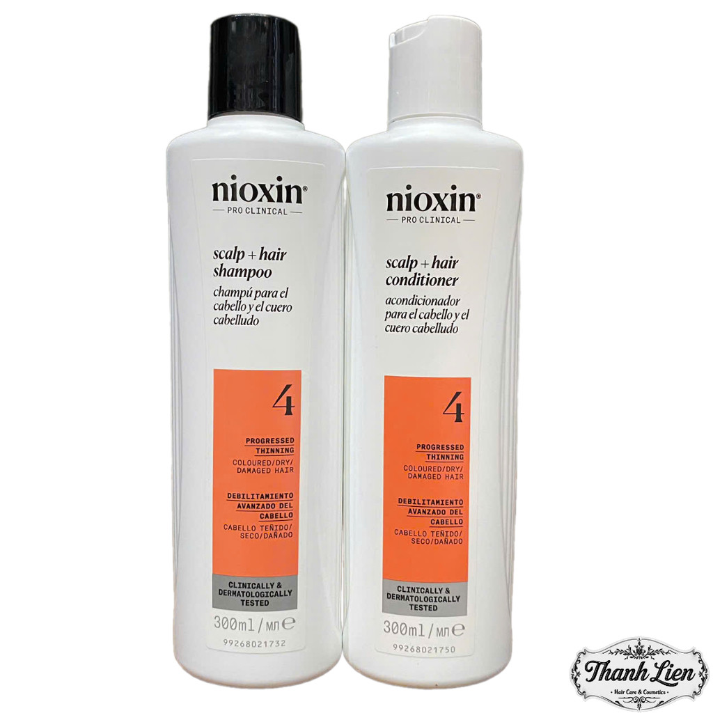Bộ dầu gội xả Nioxin chống rụng tóc System 4 300mlx2 [ LT ]