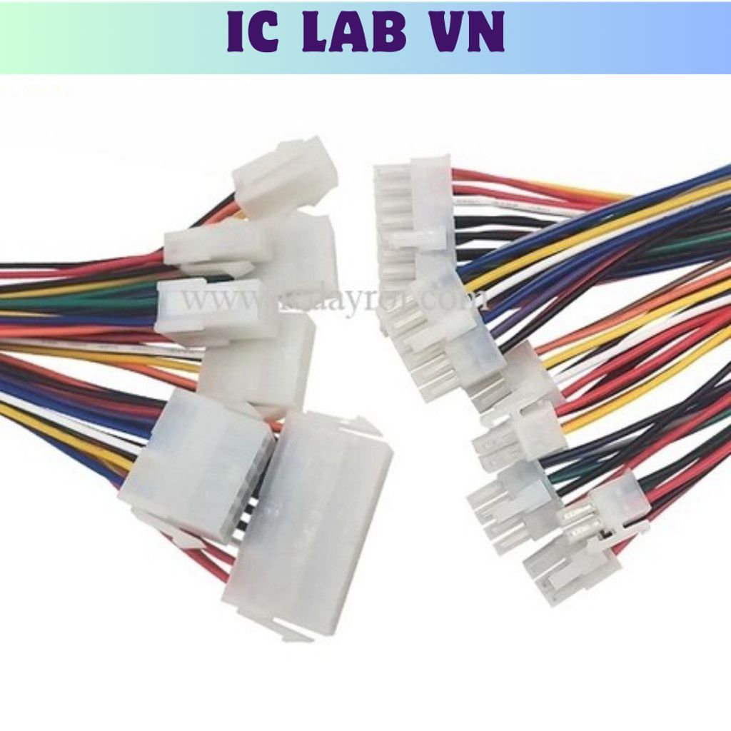 Dây Jack Nối 5557 5559 2x6P 18AWG (1 Cặp) Ic Lab VN
