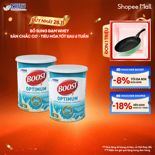   Tặng Quà  Bộ 2 Sữa Bột NESTLÉ BOOST OPTIMUM Singapore Bổ Sung Dinh Dưỡng Cho Người Lớn Tuổi 