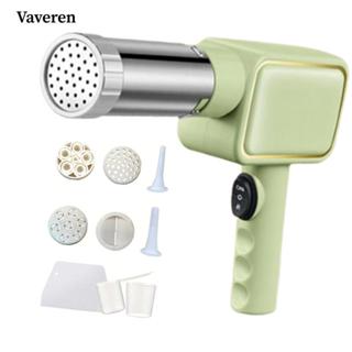 Máy ép mì Vaveren Máy làm mì Máy làm mì điện cầm tay hiệu quả cao cho gia đình Ramen Macaroni Spaghetti Nhà bếp