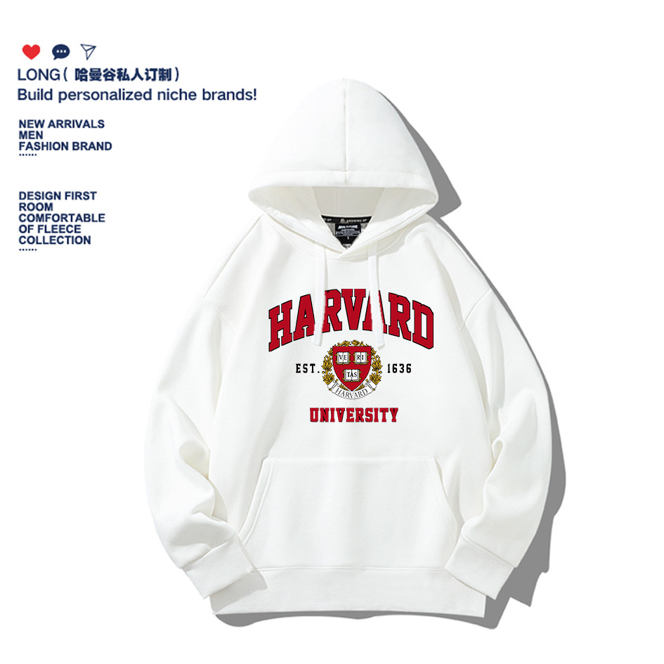 Áo khoác đại học Harvard oversize cotton cao cấp, phù hợp nam nữ