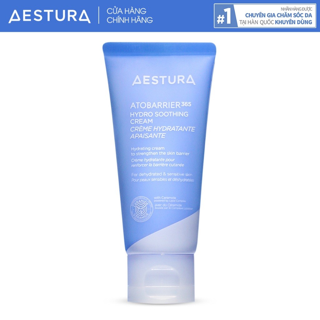Kem dưỡng ẩm dạng gel, mỏng nhẹ, làm dịu AESTURA ATOBARRIER365 Hydro Soothing Cream 60ml