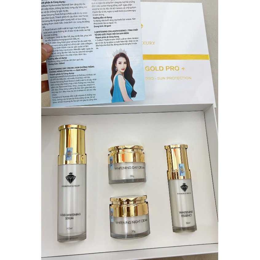 Kem Diamond Luxury Gold Pro+  mẫu 2025 Mẫu mới