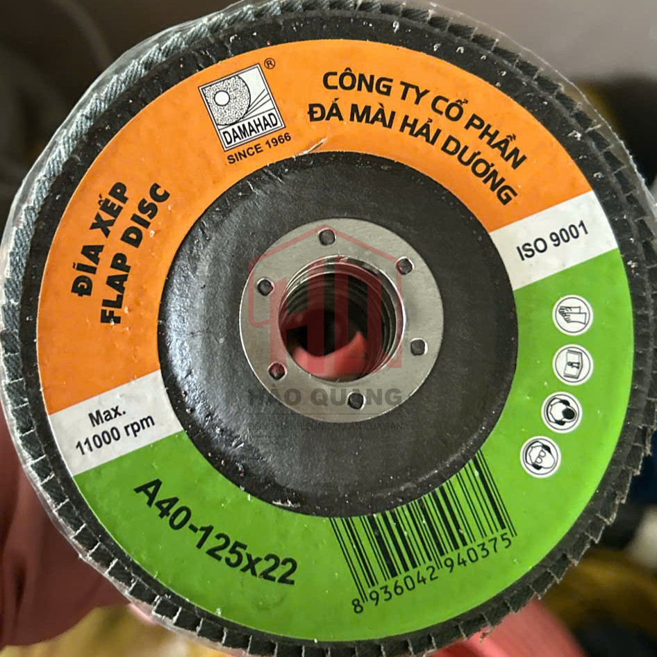 Lốc 10 Đá Nhám Xếp Hải Dương – Đĩa Xếp Mài Inox/Thép – Size 100mm/125mm