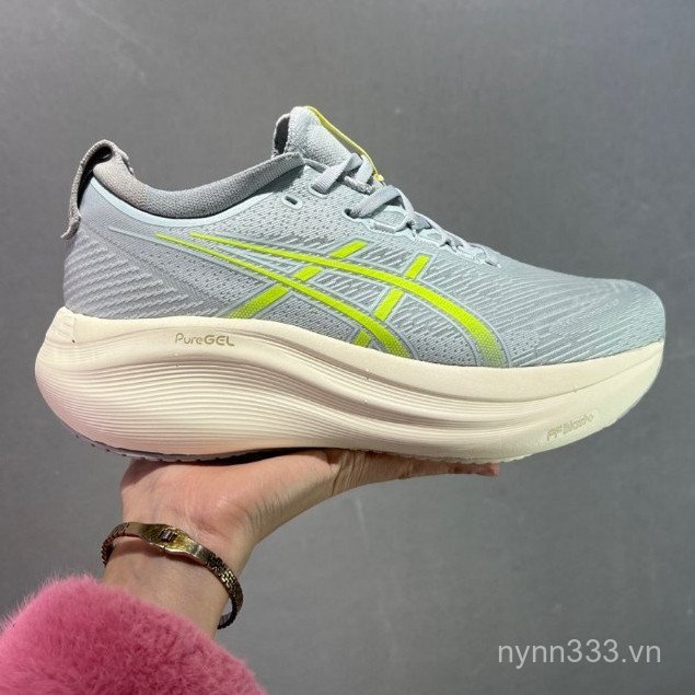 Gel Nimbus 27 Giày Chạy Bộ Nam Nữ Nimbus 27 Giày Thể Thao Hấp Thụ Sốc IQKU