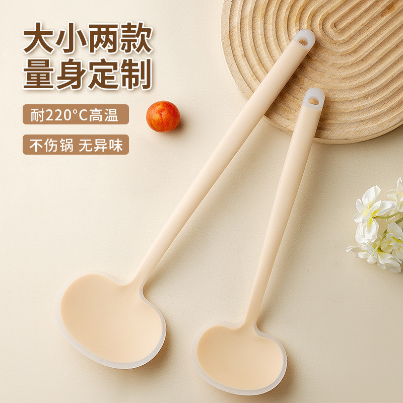 Thìa Silicon Chịu Nhiệt Độ Cao Khuấy-Fry Thìa Khuấy-Frying Thìa Khuấy-Frying Spoon Dual-U