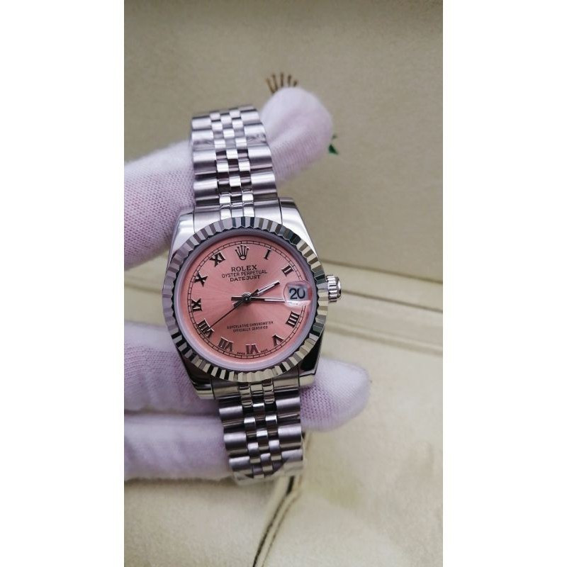 KGSE 2026AAARRo le xsa _ Rel Car gio 36mm / 41mm New Jubilee Ladies 36mm Mặt số La Mã màu hồng nhạt