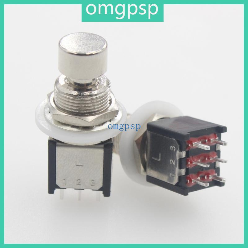 OMG Guitar Effect Pedal Foot Switchs 6 Pin Momentary Stomps Foot Pedal Switch