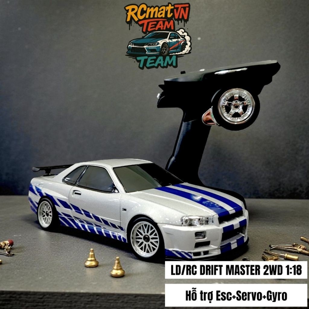 Xe điều khiển 2.4G Drift Japan Legend LD1899 NSX RX7 AE86 1:18 RWD có Gyro, xe drift chuyên nghiệp p