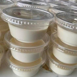 Combo 100 Ly nhựa đựng sữa chua, rau câu, tàu hũ singapore, topping 180ml  (ly891)