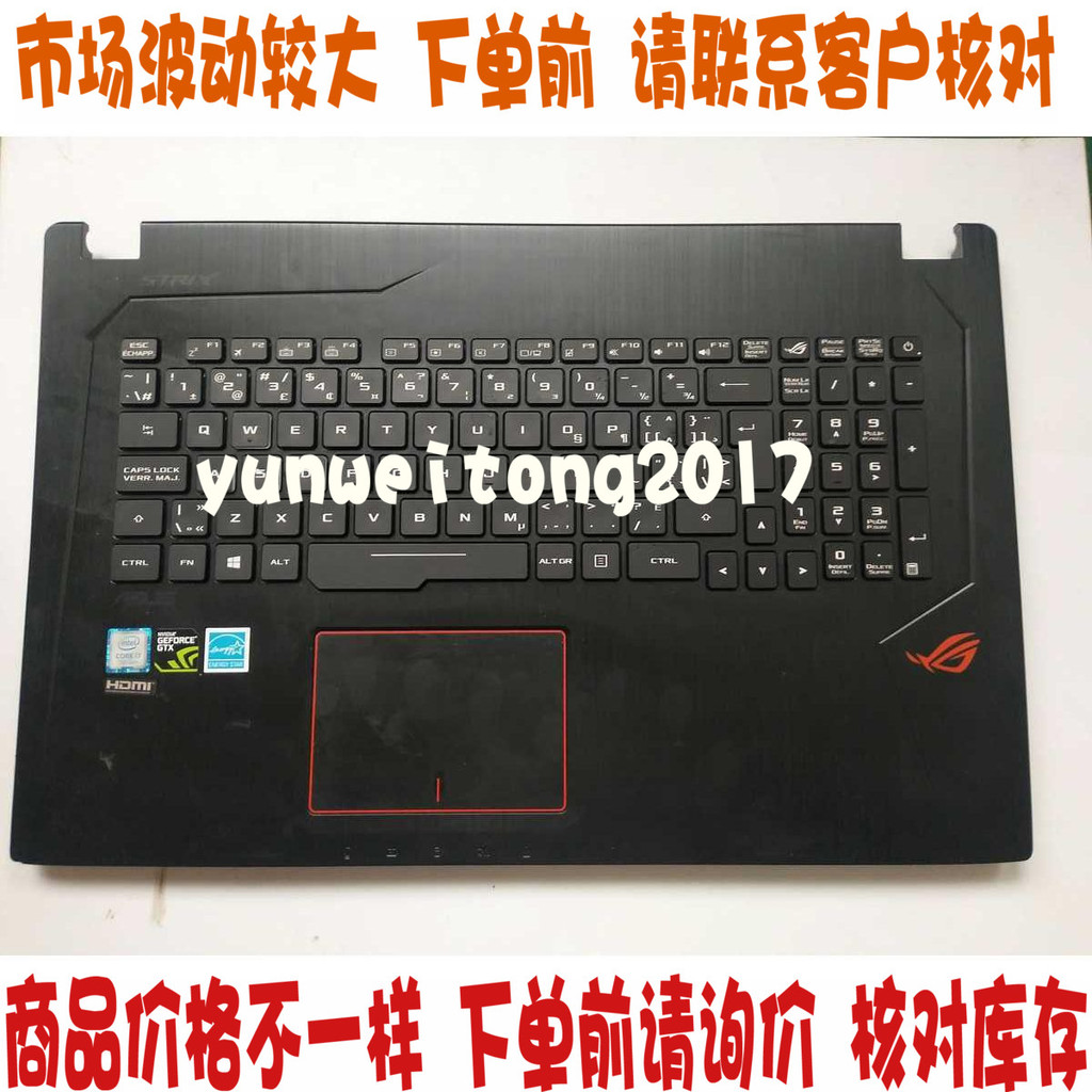 ASUS ASUS GL753 GL753V FX753 GL753VD C Vỏ Bàn Phím Touchpad Touchpad Keycap