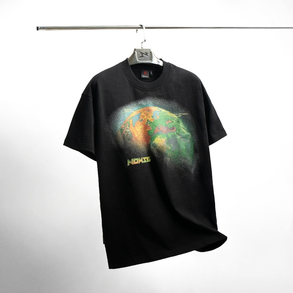 (COD) Áo thun NOWSAIGON Earth Tee - Đen - Local Brand Chính Hãng