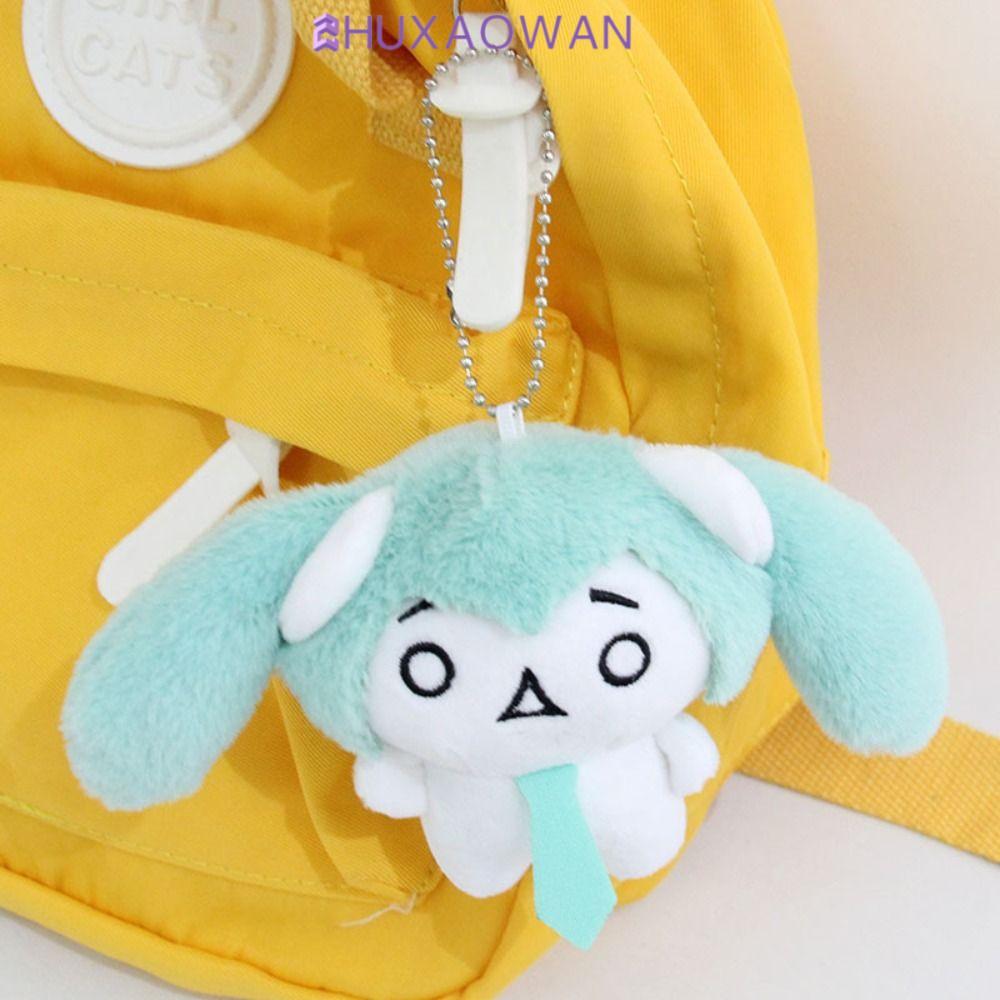 ZHUXAOWAN Snow Miku Sang Trọng Móc Khóa, Lông Tơ Bandai Hatsune Miku Doll, Dễ Thương Sang Trọng Nhồi