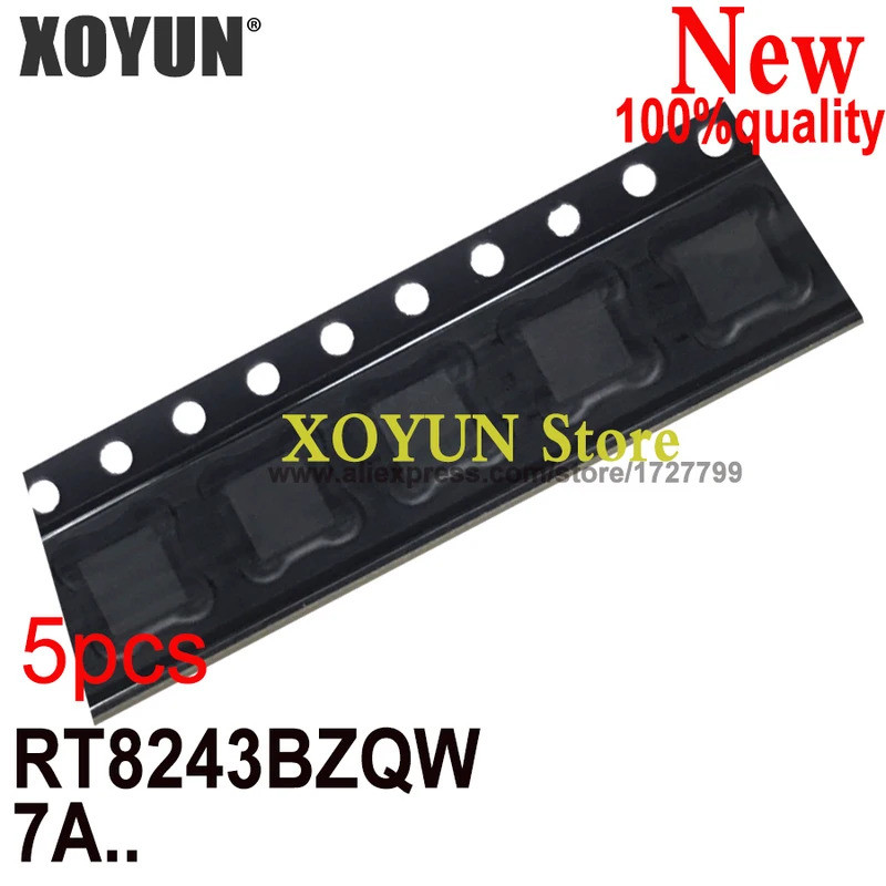 (5 chiếc) RT8243B RT8243BZQW mới 100% (7A EC 7A.. ) chip QFN ic còn hàng FICR
