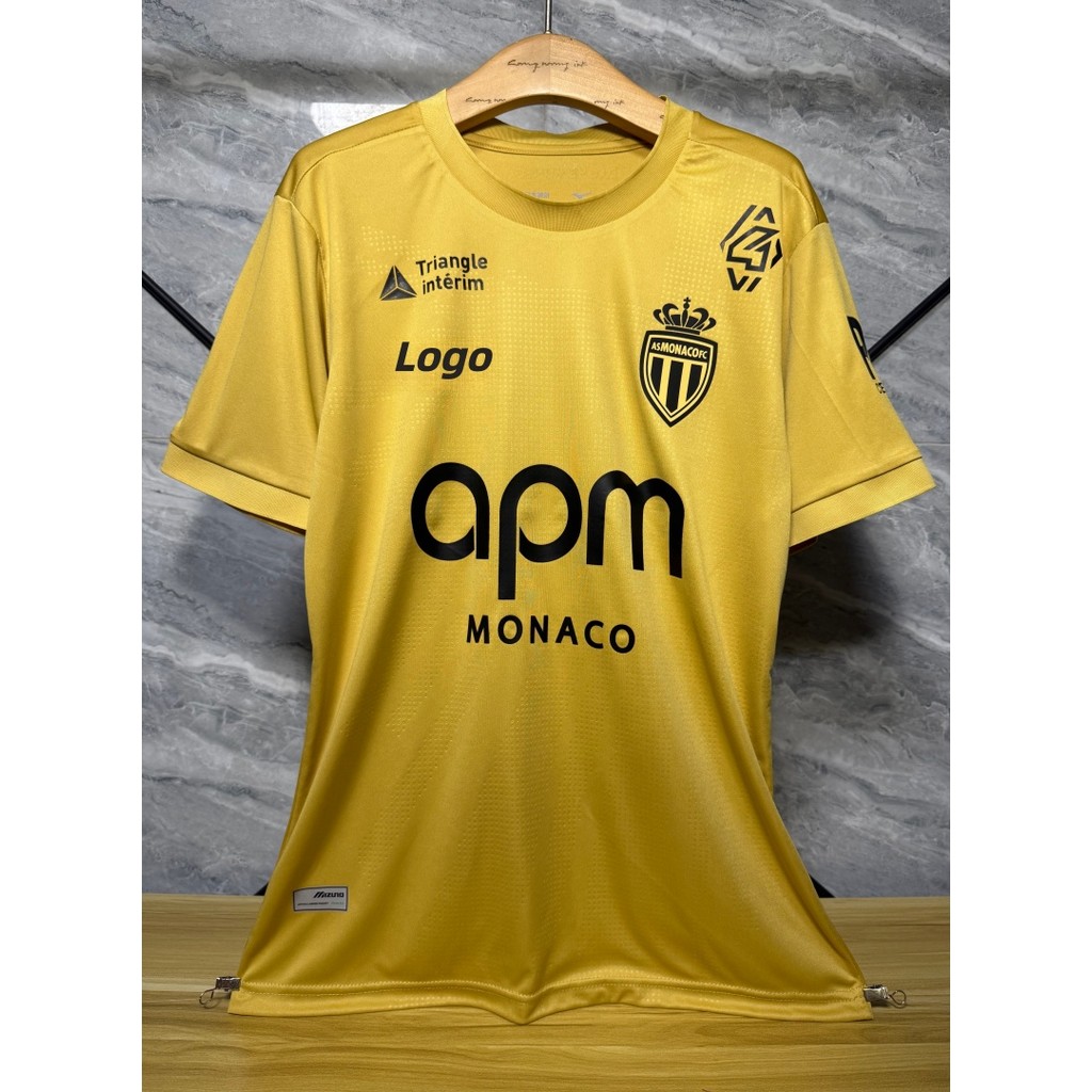 AS Monaco 2025 / 26 Player Issue Áo thun nam tay ngắn thứ ba có #8 POGBA