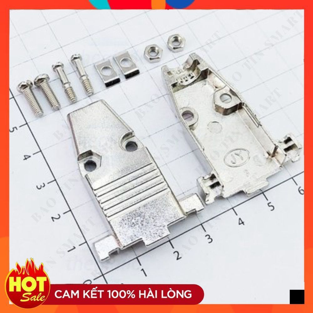[2 Cái]- Vỏ Nhôm DB9 2 Hàng, DB15 3 Hàng, Chân D-Sub ChipViet Store
