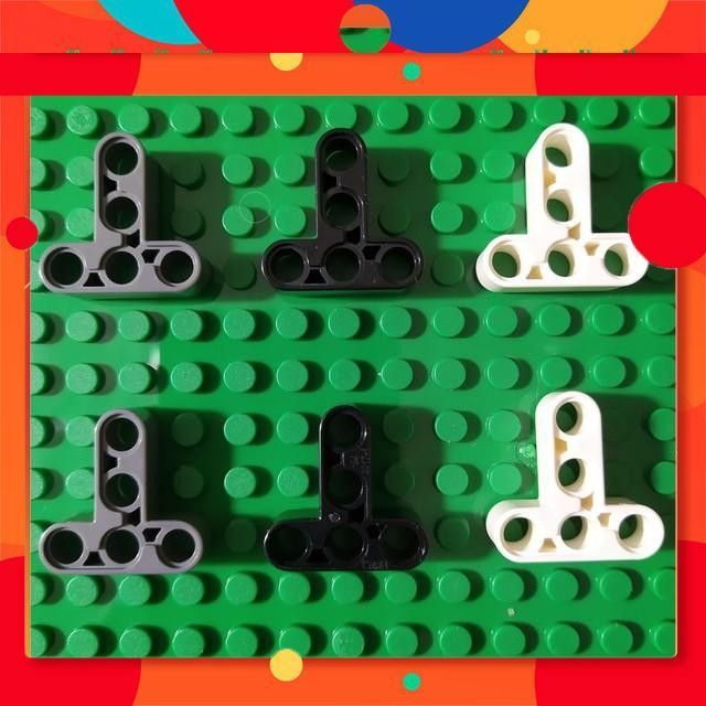 COMBO 5 Mảnh Nhựa Tạo Hình Technic Chữ T 3x3 NO.624 Dùng Trang Trí Mô Hình Nhân Vật Robot 60484