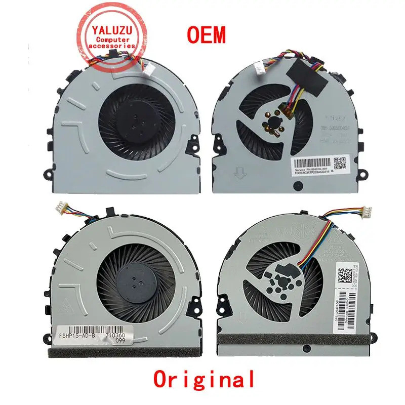 Quạt Làm Mát CPU Laptop Mới Cho HP Pavilion 15-DA 15-DB TPN-C135 TPN-C136 KSB05105HADZ6 DC5V 0.35A D