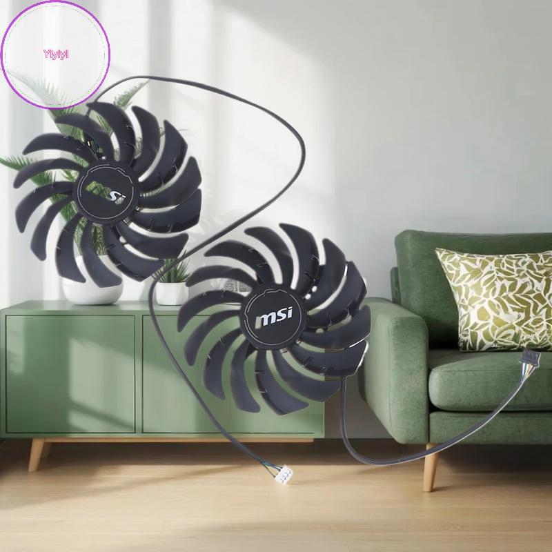 Quạt Card Video yiyi Cho MSI GeForce RTX 3070 3060 3060Ti VENTUS 2X OC 95MM PLD10010S12HH RTX3060 RT