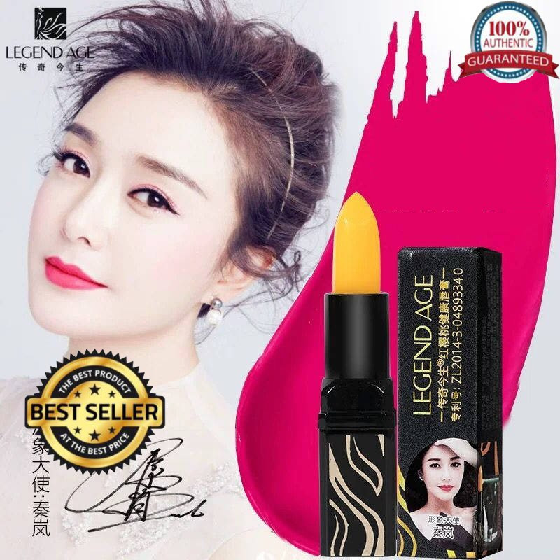 Chính hãng LEGEND AGE Life Red Cherry Healthy Lipstick Lip Balm Healthy Healthy Healthy