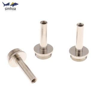 Simhoa 3x Thanh kết nối Trumpet mạ điện Piston cho những người yêu thích âm nhạc