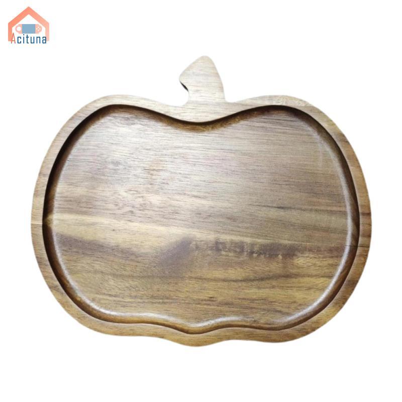 Khay Phục Vụ Bằng Gỗ Phục Vụ Đĩa Món Khai Vị Hình Không Đều Khay Đựng Thực Phẩm Đĩa Ăn Nhẹ Cho Đồ Uố