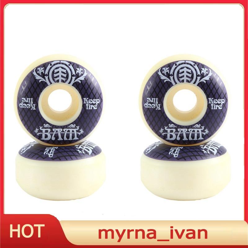 4 Ván Trượt Bánh Xe 54mm PU Độ Cứng Ván Trượt 85A Longboard Bánh Xe Cho Phố Longboard Ván Trượt Sàn 