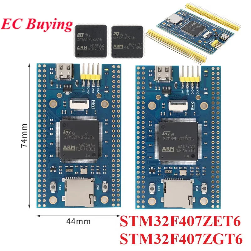 STM32F407ZET6 M4 STM32F407ZGT6 STM32F407 STM32 F407 Hệ thống ARM Core Learning Mô-đun bảng phát triể
