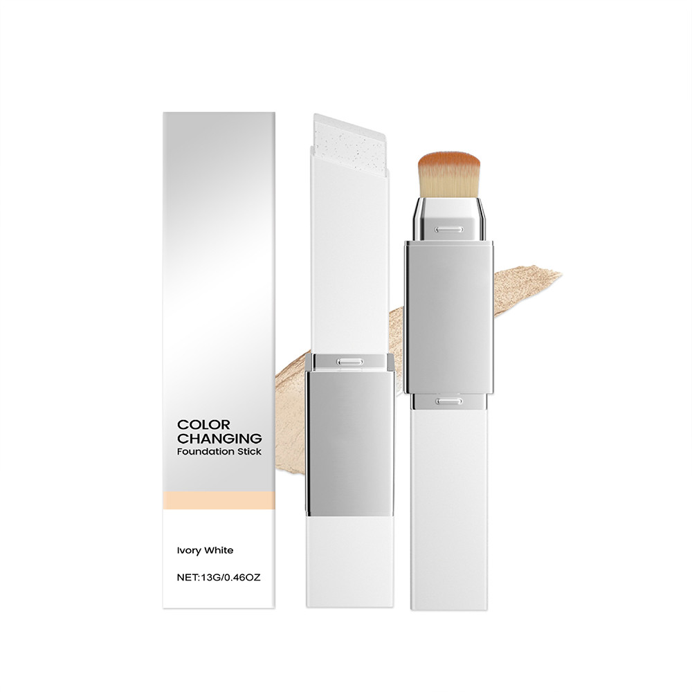 Color-Changing Foundation Stick - Dual-Ended with Detachable Brush 13g/0.46oz