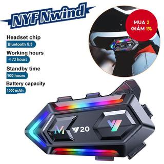  Y20 Tai Nghe Nhét Tai Xe Máy Liên Lạc Mũ Bảo Hiểm Tai Nghe Bluetooth Âm Thanh Stereo Hands Free IPX6 Chống Nước 2000Mah Moto Tai Nghe Không Dây Hỗ Trợ Điều Khiển Bằng Giọng Nói 