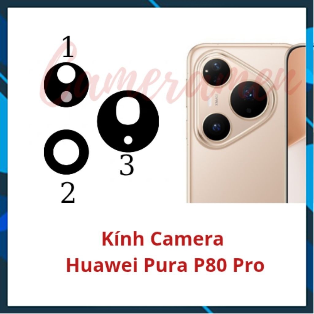 Kính Camera Huawei Pura P80 Pro / PuraP80 Pro ( Zin )