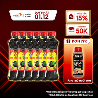  Combo 6 Nước Tương Tam Thái Tử Nhất Ca 500ml 