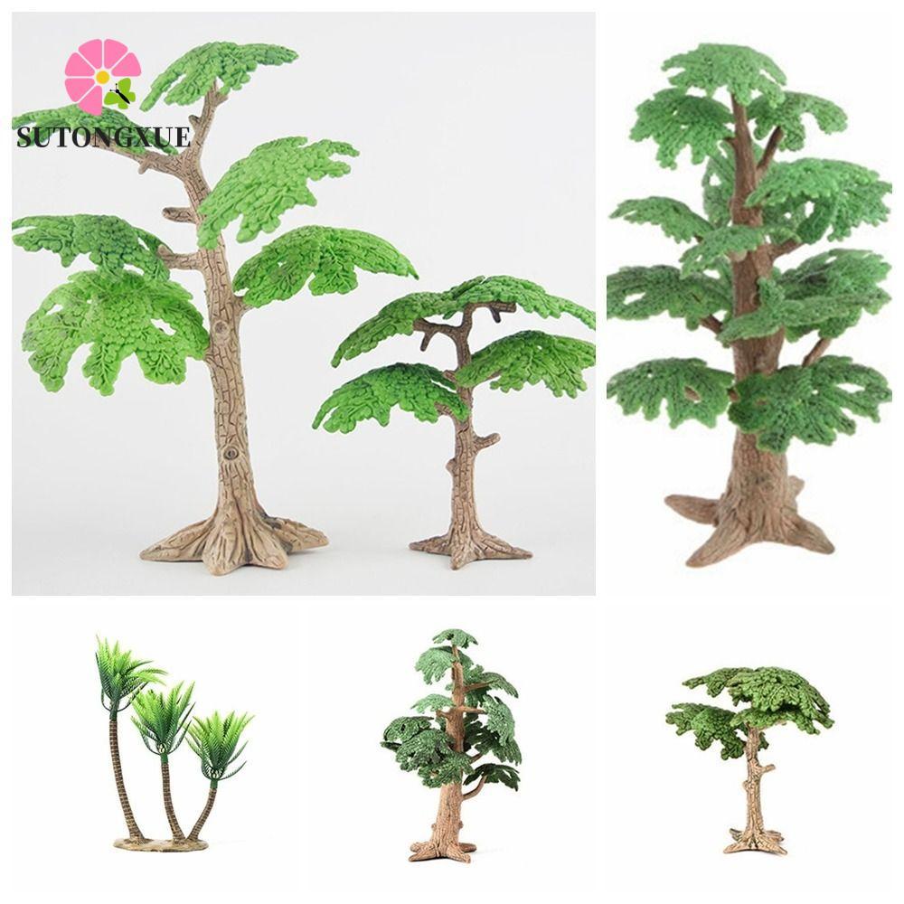 SUTONGXUE Mô Phỏng Cypress, Cây Dừa Nhựa Cypress, Cây Thông Mini DIY Sống Động Phong Cảnh Cây Mô Hìn