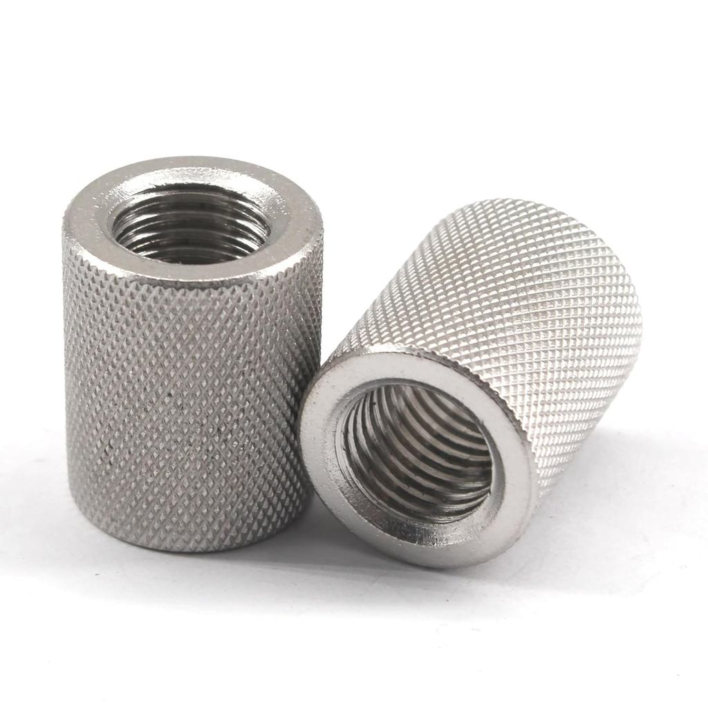 (30 Miếng) M4 10x10mm Nữ Knurled Thumb Nuts Đầu nối tròn Nuts 304 Thép không gỉ Tay Vít Nuts