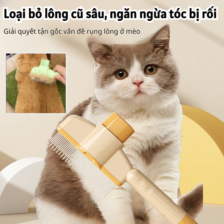Giảm 50%👍Lược chải lông thú cưng dễ gỡ rối/lược gỡ rối cho chó/lược chống tĩnh điện/lược gỡ rối thú 