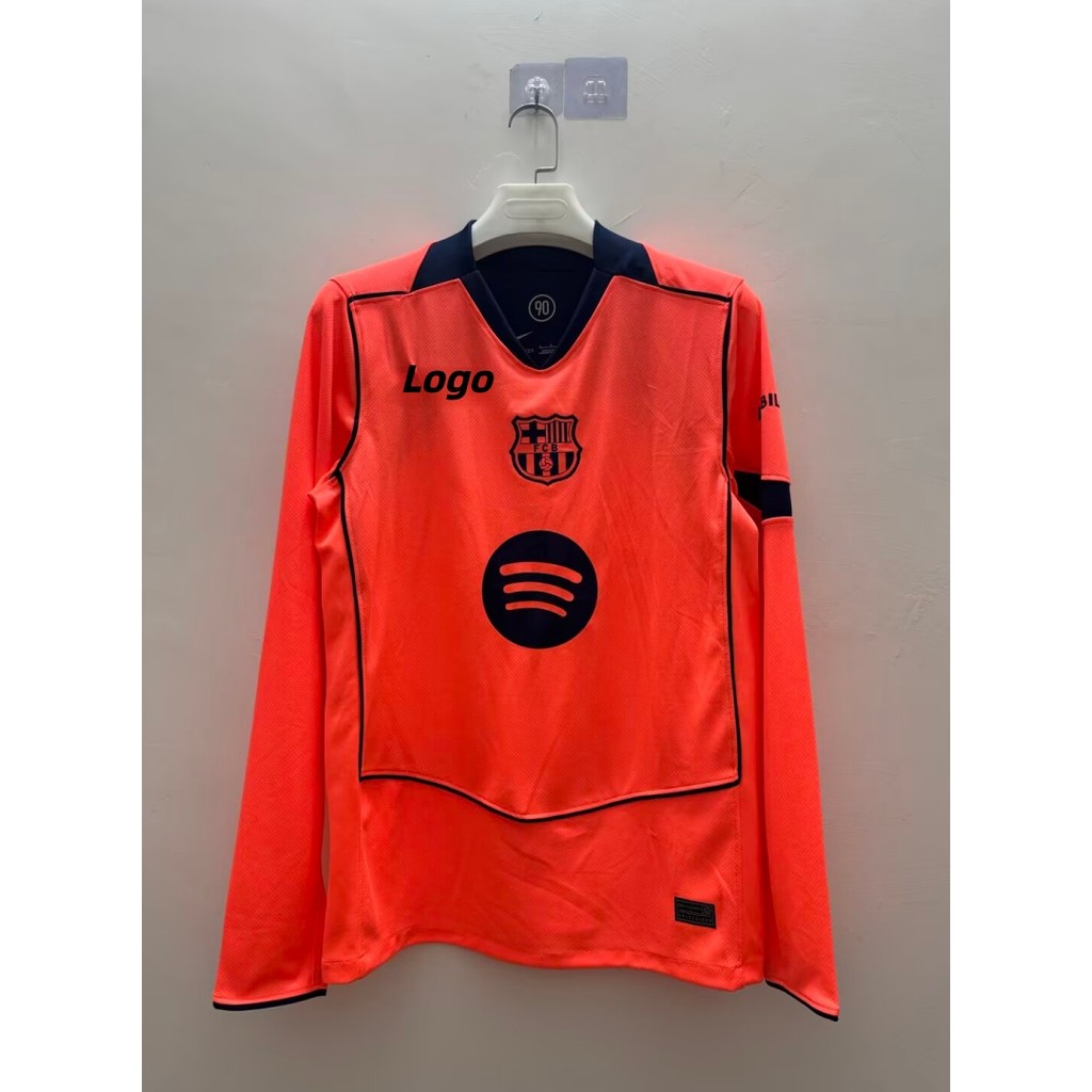 Áo thun nam dài tay Barcelona 2025/26 với số #10 của Yamal Lamine